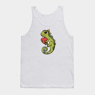 Valentine’s Day with reptile Tank Top